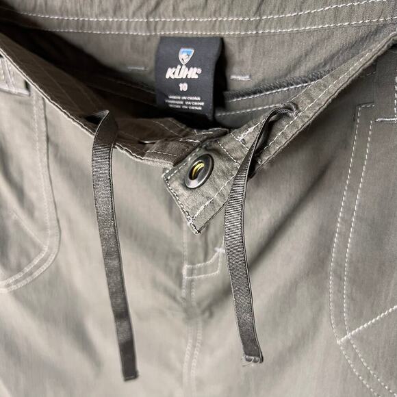 Kuhl Skirt Womens Size 10 Olive Green Khaki Carbon Kontra Outdoor Hiking - Picture 13 of 16